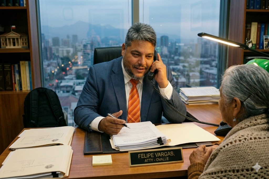 Felipe Barrios Callejas en consulta con una clienta